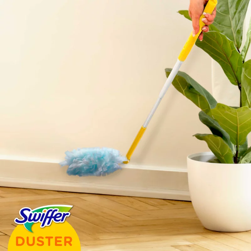 Swiffer XXL Trap & Lock Padló Portalanító Készlet (1 db Nyél + 2 db Portalanító-Kendő Utántöltő)