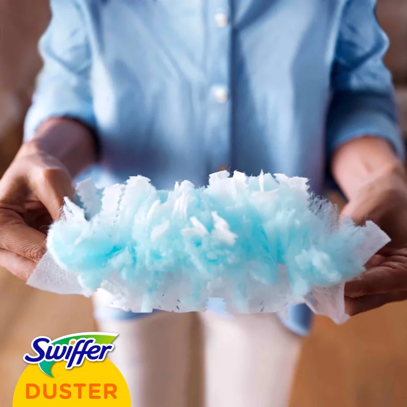 Swiffer XXL Trap & Lock Padló Portalanító Készlet (1 db Nyél + 2 db Portalanító-Kendő Utántöltő)