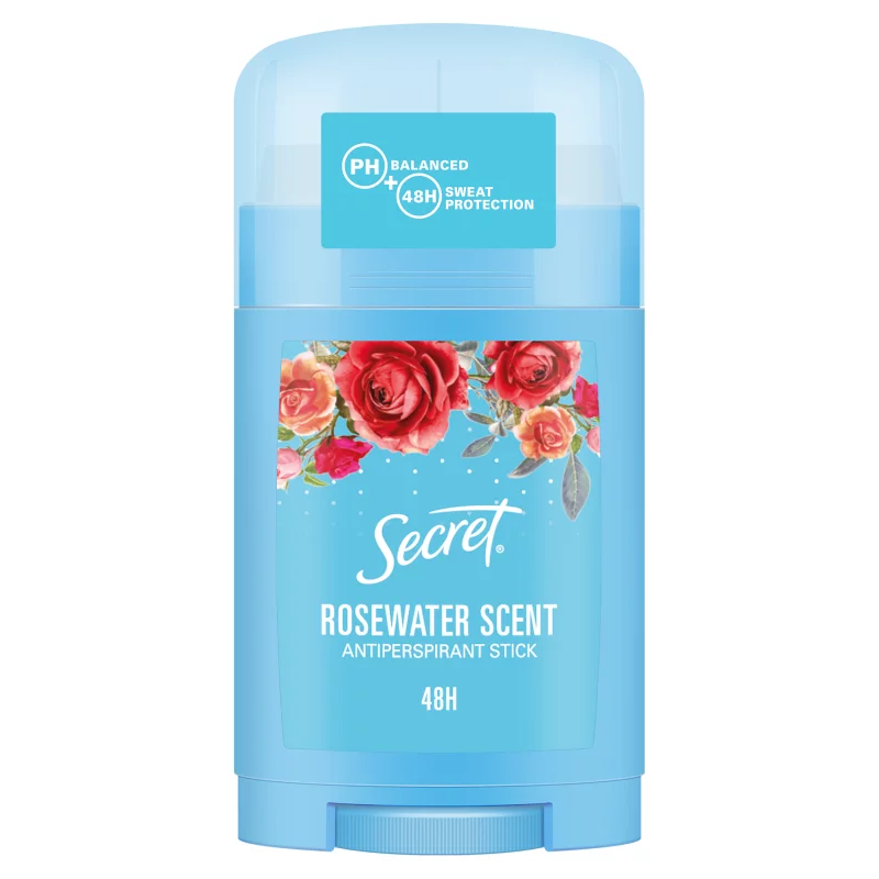 Secret Rosewater Női Izzadásgátló stift, 40 ml