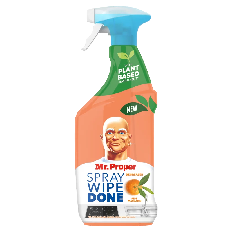 Mr Proper Spray Wipe Done Szórófejes Zsírtalanító Tisztítószer Peps Mandarin 800 ml