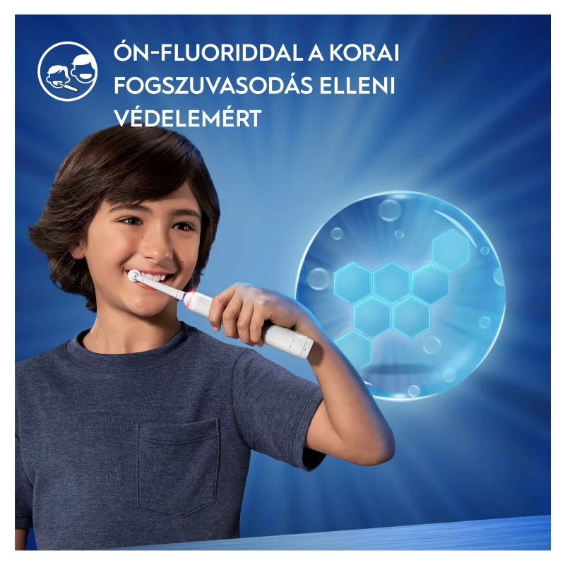 Oral-B Pro Kids Jégvarázs Elektromos Fogkefe Braun Tervezéssel