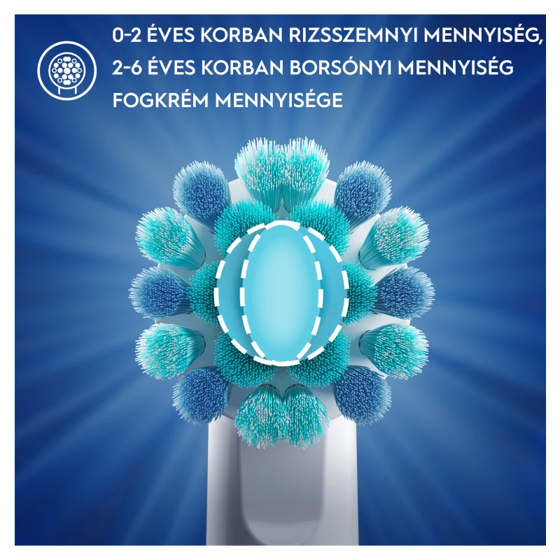 Oral-B Pro Kids Jégvarázs Elektromos Fogkefe Braun Tervezéssel