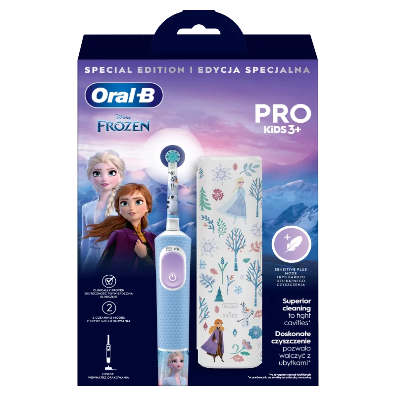 Oral-B Pro Kids Jégvarázs Elektromos Fogkefe Braun Tervezéssel