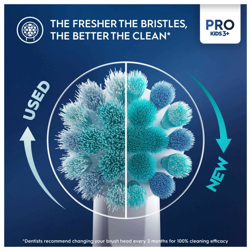 Oral-B Pro Kids Jégvarázs Elektromos Fogkefe Braun Tervezéssel
