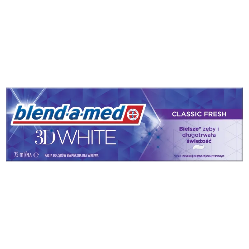 Blend-a-med 3D White Classic Fresh Fogkrém 75 ml