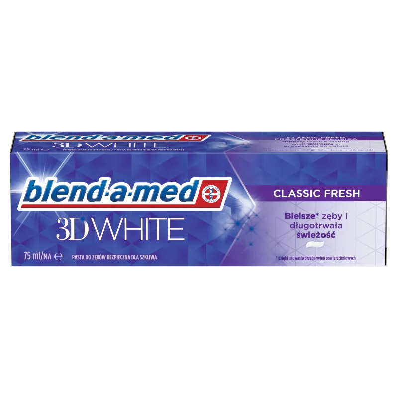 Blend-a-med 3D White Classic Fresh Fogkrém 75 ml