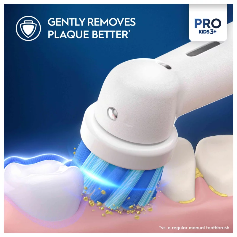 Oral-B Pro Kids Fogkefefej Pókember Figurákkal, 4 db