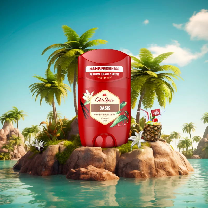 Old Spice Oasis Stift Dezodor Férfiaknak, Alumíniummentes, 48 Órás Frissesség,  ml