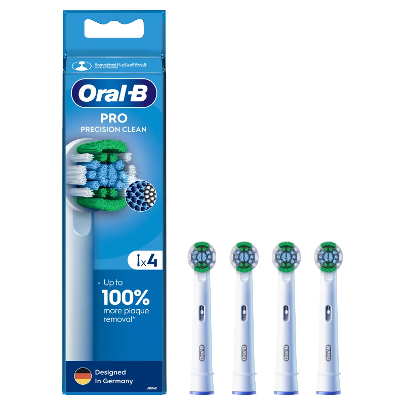 Oral-B Pro Precision Clean Fogkefefejek, 4 db