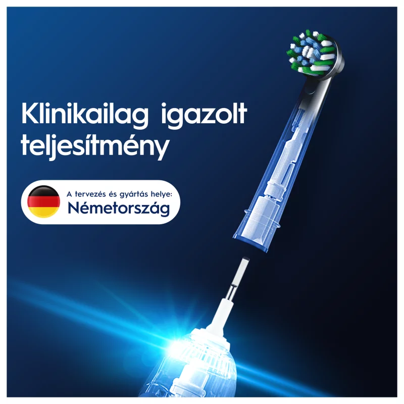 Oral-B Pro Cross Action, fekete Fogkefefejek, 2 db