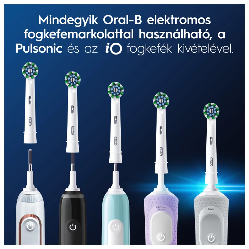 Oral-B Pro Cross Action Fogkefefejek, 8 db