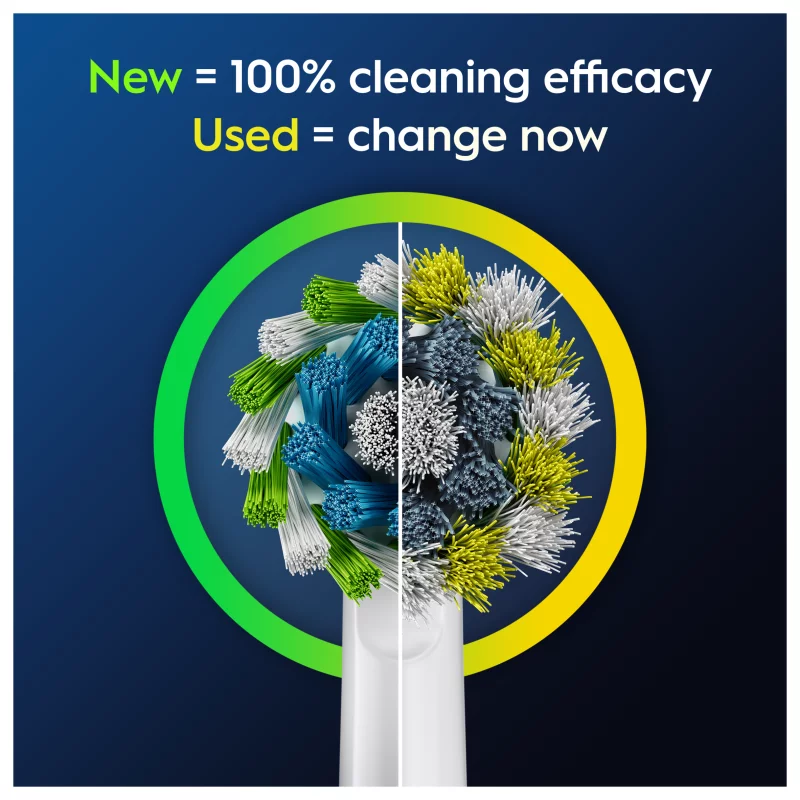 Oral-B Pro Cross Action Fogkefefejek, 8 db