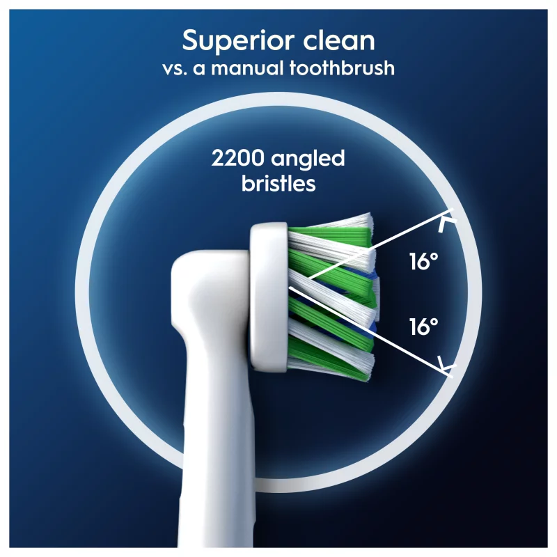 Oral-B Pro Cross Action Fogkefefejek, 8 db