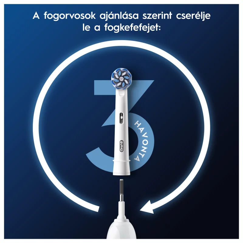 Oral-B Pro Sensitive Clean Fogkefefejek, 4 db