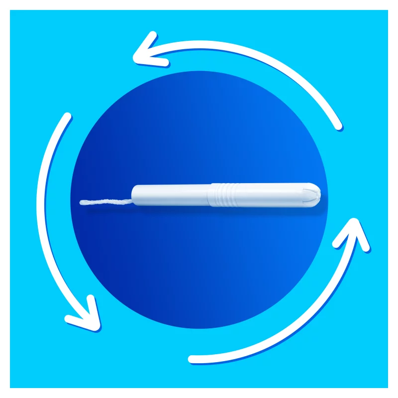 Tampax Regular Tampon Kartonból Készült Applikátorral, 18 db