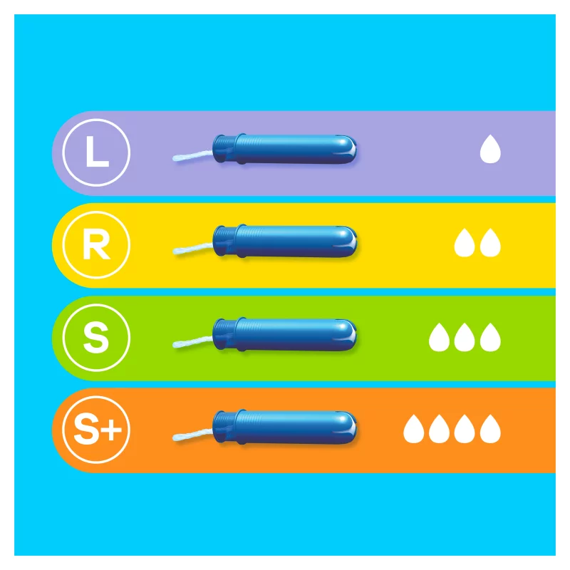 Tampax Regular Tampon Kartonból Készült Applikátorral, 18 db