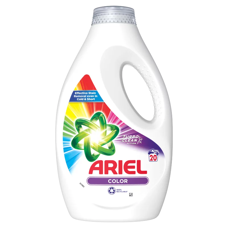 Ariel Folyékony Mosószer 1l, 20 Mosáshoz, Color Clean & Fresh