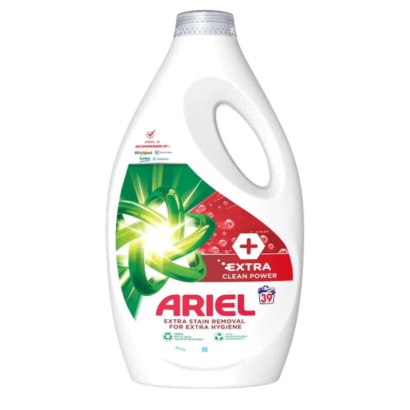 Ariel mosógél 1,95l Extra Clean+ (39 mosás)