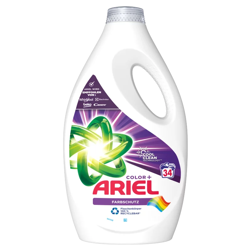 Ariel Folyékony Mosószer 1.7l, 34 Mosáshoz, Color Protection Color+