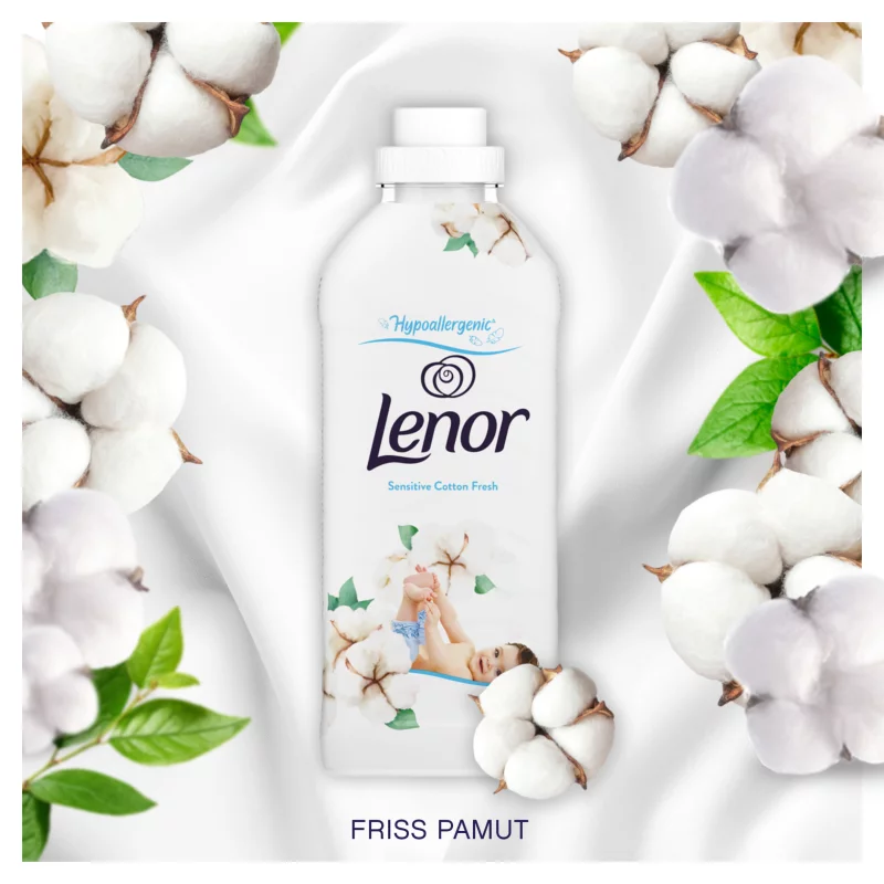 Lenor Cotton Freshness Textilöblítő 48 Mosáshoz, 1.2L