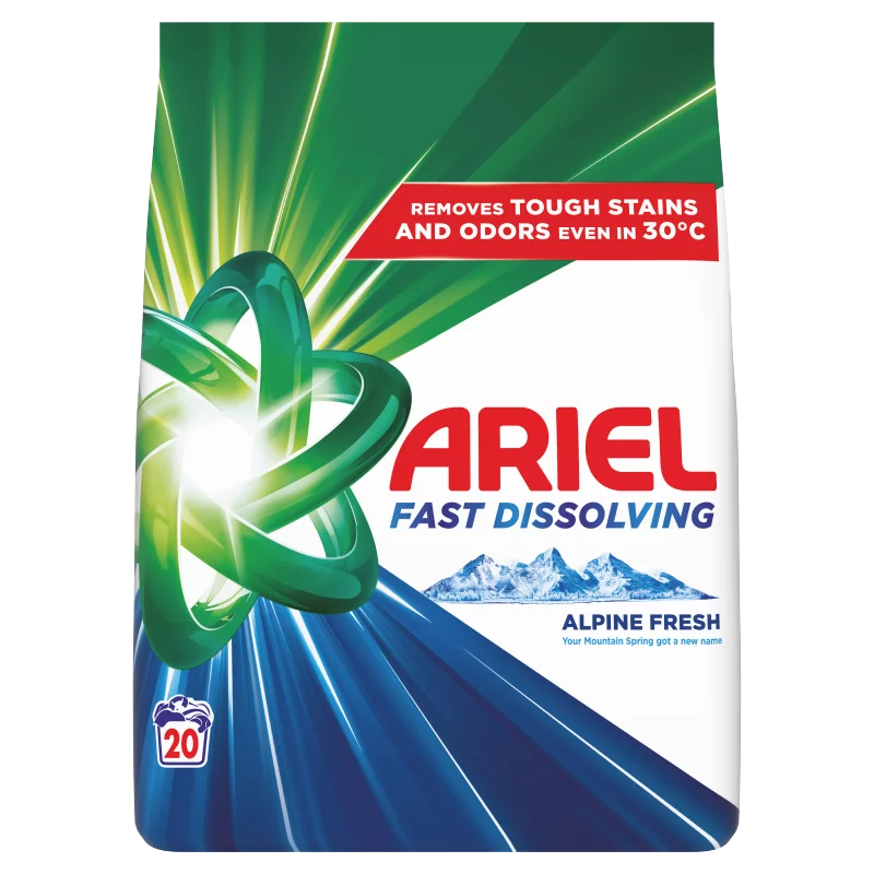 Ariel Mosópor, 1.1 kg, 20 Mosáshoz, Alpine Fresh