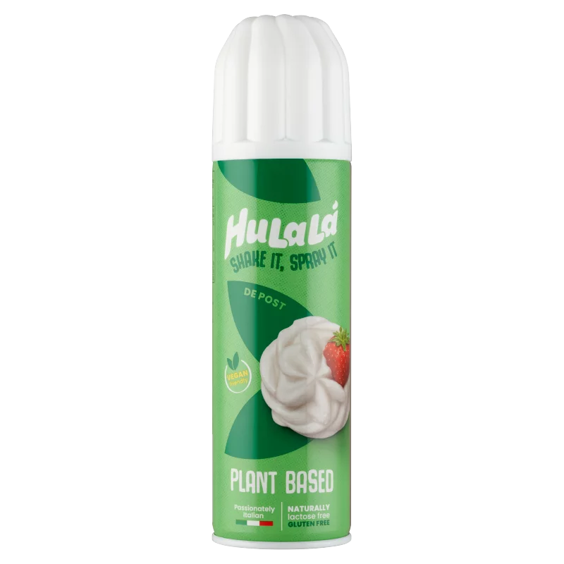HuLaLá UHT cukrozott aeroszolos készítmény növényi zsírokból, tejtermékek nélkül 200 g