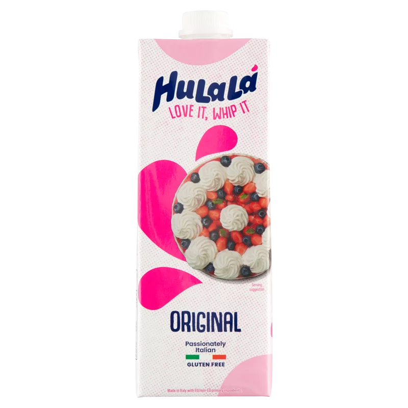 HuLaLá növényi zsír- és olajalapú, édesített UHT habkészítmény 1000 ml