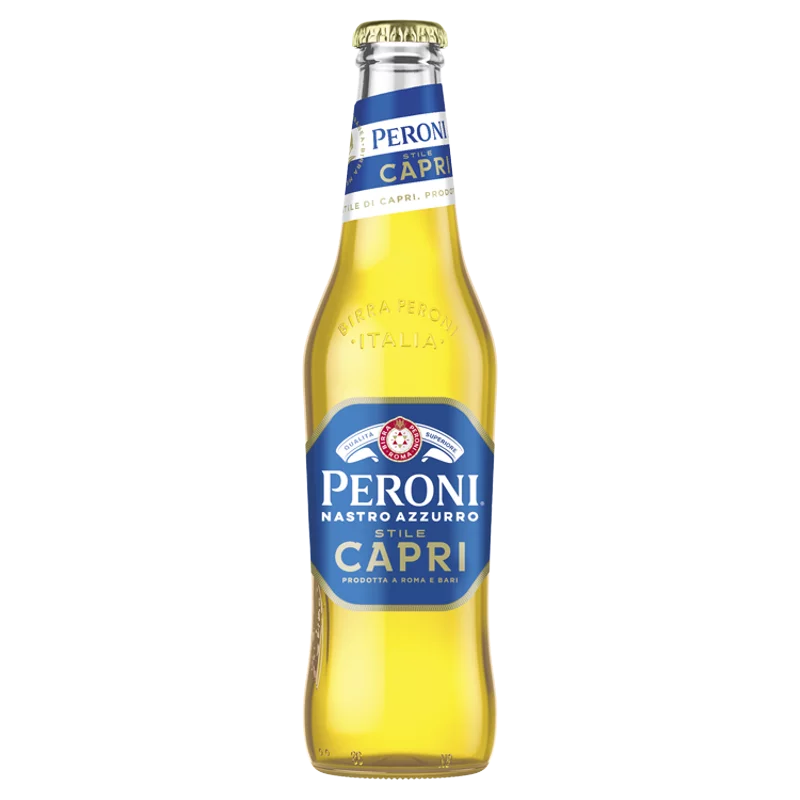 Peroni Nastro Azzurro Stile Capri ízesített világos sör keveréke 4,2% 0,33 l