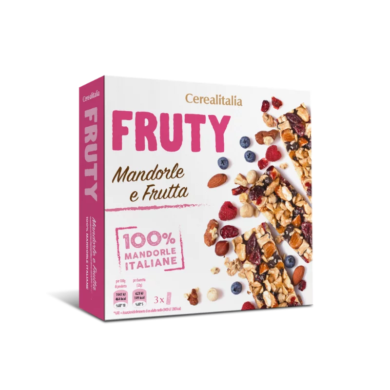 Cerealitalia müzliszelet gyümölcs-mandula 3x32g 