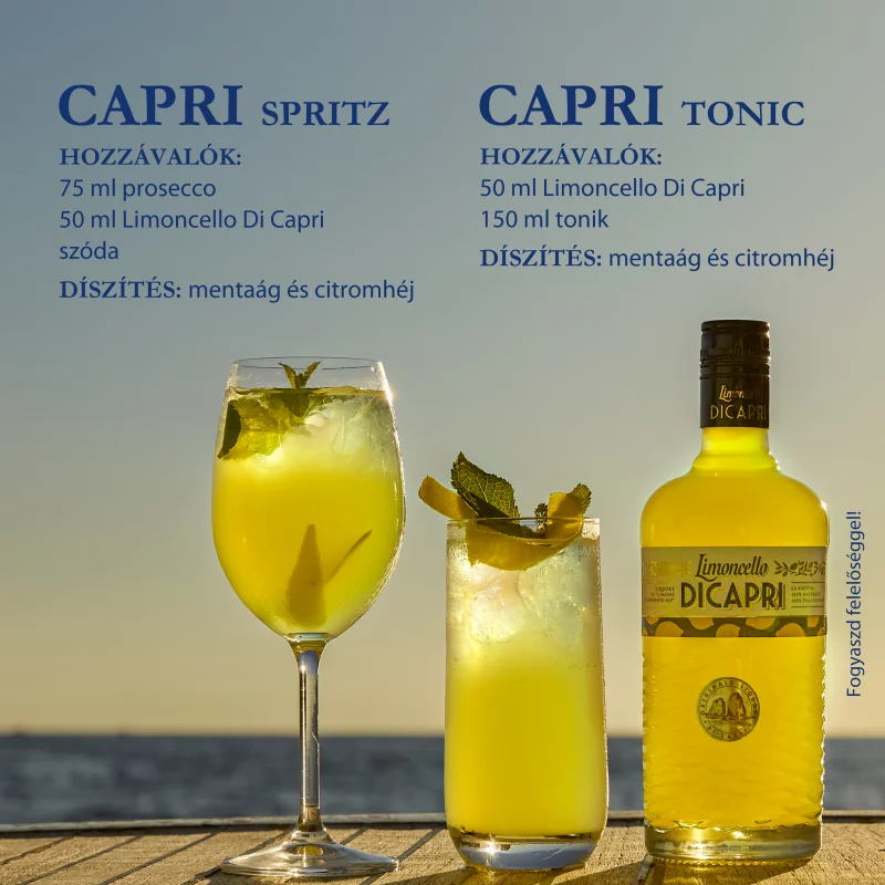 Limoncello di Capri likőr 30% 0,7 l