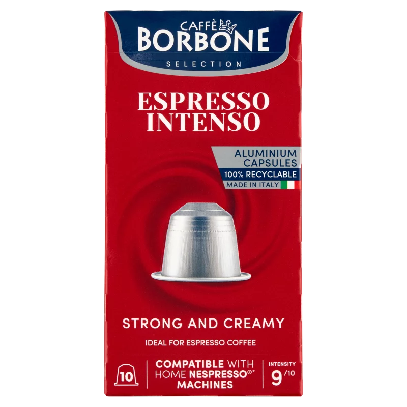 Caffè Borbone Espresso Intenso őrölt pörkölt kávékeverék kapszulában 10 x 5 g (50 g)