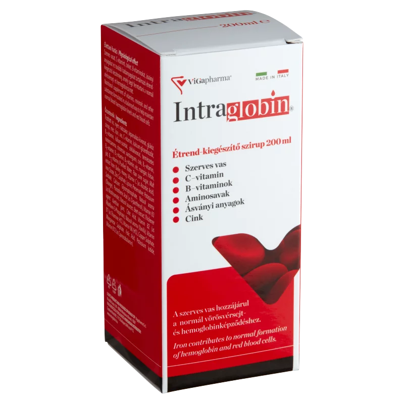 Intraglobin étrend-kiegészítő szirup 200 ml