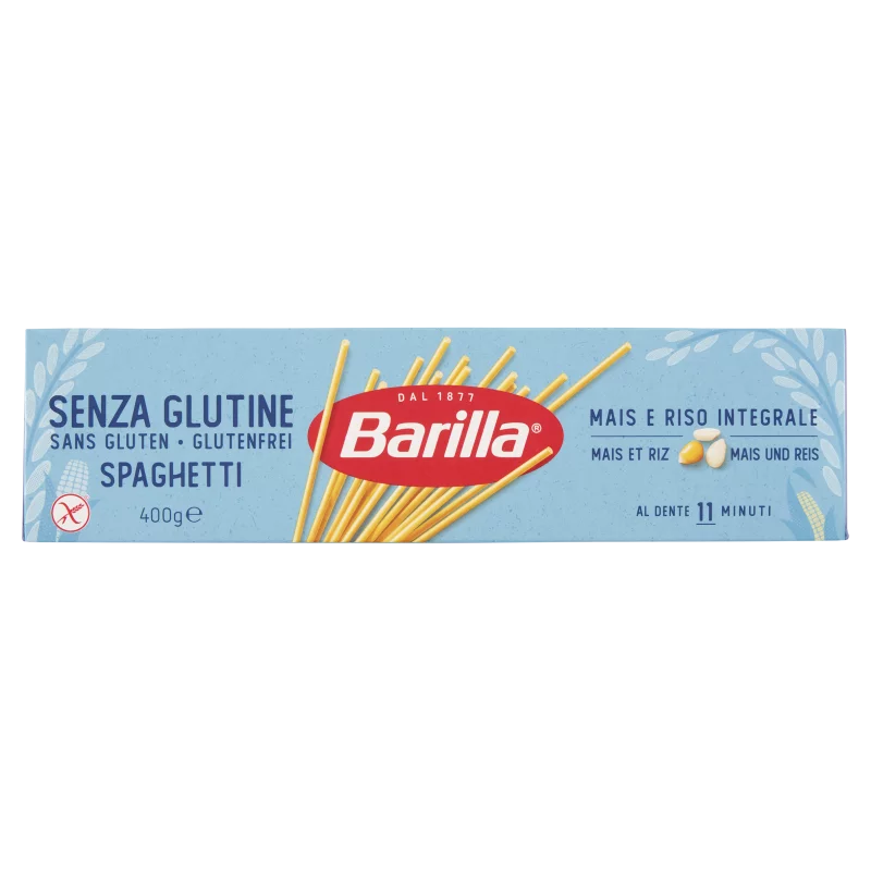 Barilla Spaghetti gluténmentes szálas száraztészta 400 g