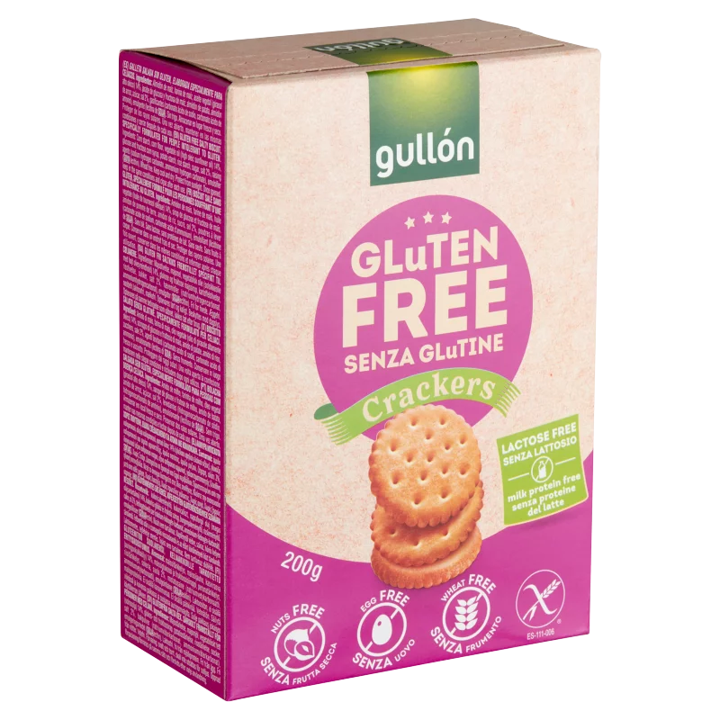Gullón gluténmentes sós keksz 200 g