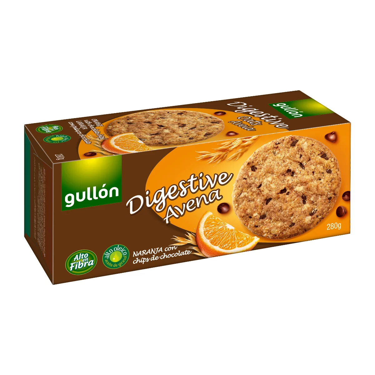 Gullon Digestiva keksz 280g csokis narancsos