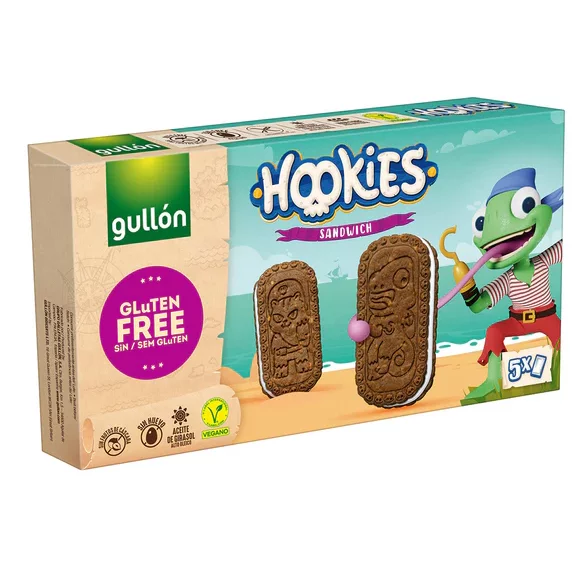Gullon Hookies szendvicskeksz 230g gluténmentes