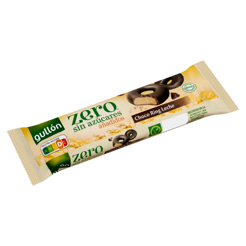 Gullón tejcsokoládéval bevont keksz édesítőszerrel 128 g