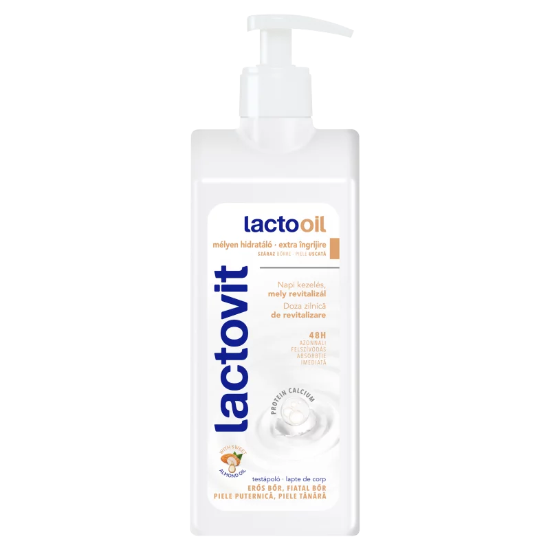Lactovit Lactooil mélyen hidratáló testápoló száraz bőrre 400 ml