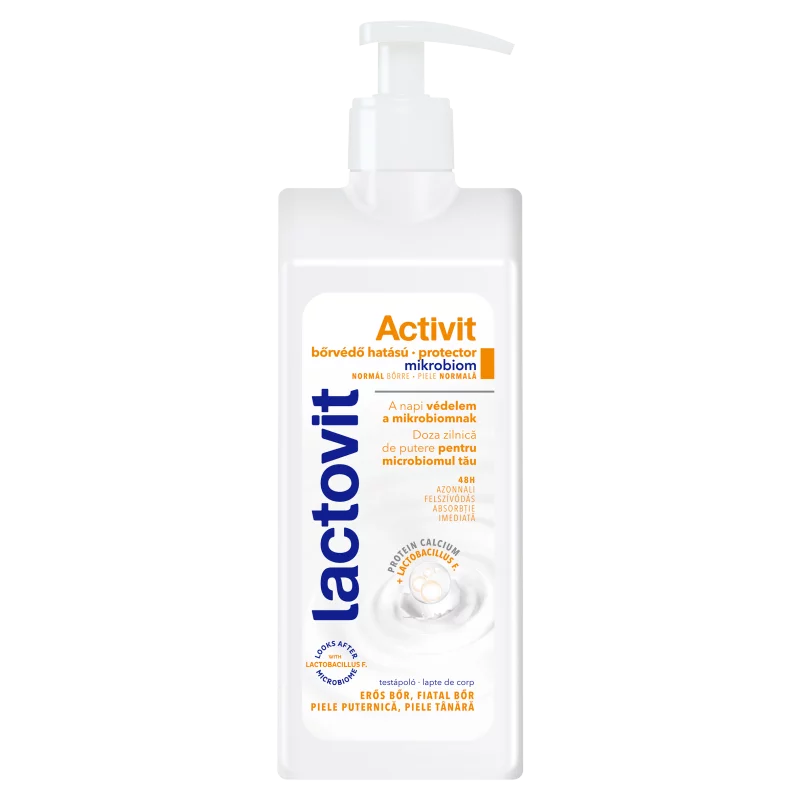 Lactovit Activit bőrvédő hatású testápoló normál bőrre 400 ml