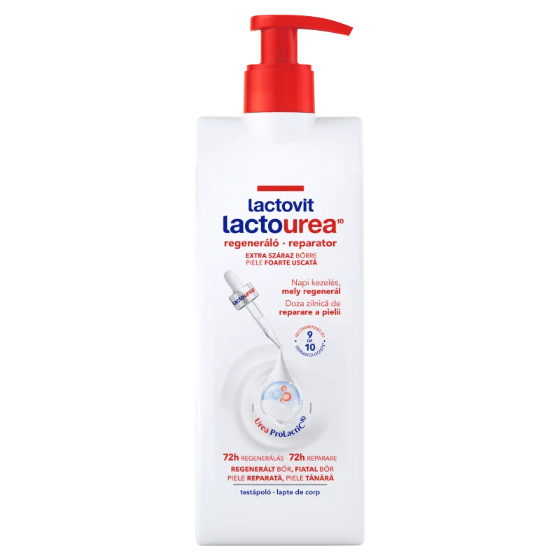 Lactovit Lactourea regeneráló testápoló extra száraz bőrre 400 ml