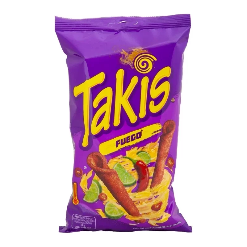 Takis snack 90g Fuego chili és lime fűszerezéssel