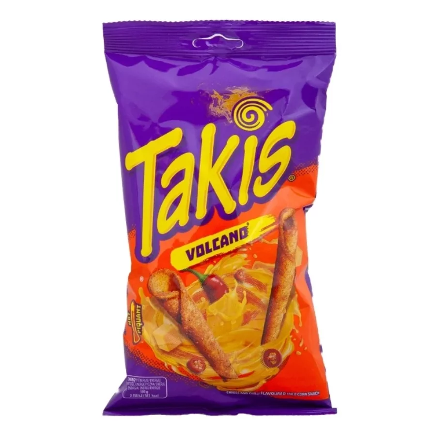 Takis snack 90g Queso Volcano sajt és chili fűszerezéssel