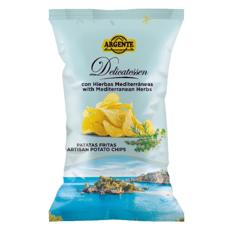 Argente Delicatessen burgonyachips 160g mediterrán fűszerekkel