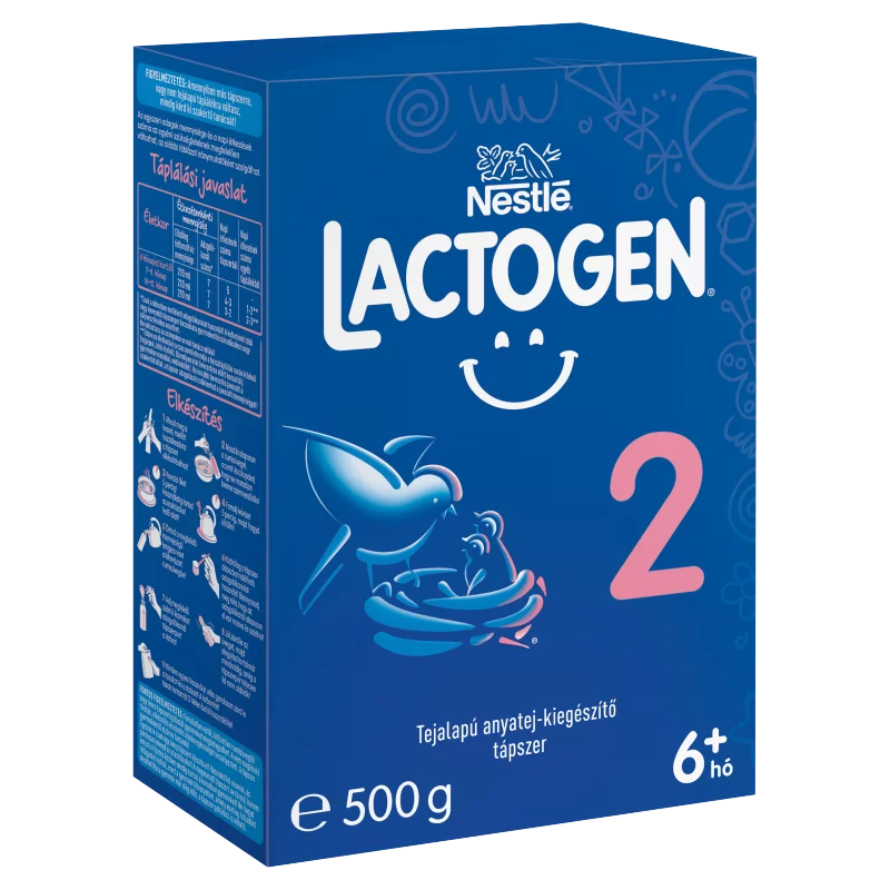 Lactogen 2 tejalapú anyatej-kiegészítő tápszer 6+ hó 500 g
