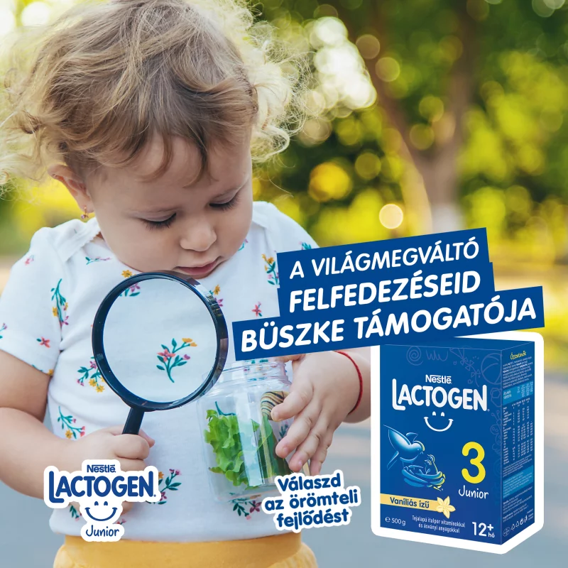 Lactogen 3 Junior vaníliás ízű tejalapú italpor 12+ hó 500 g