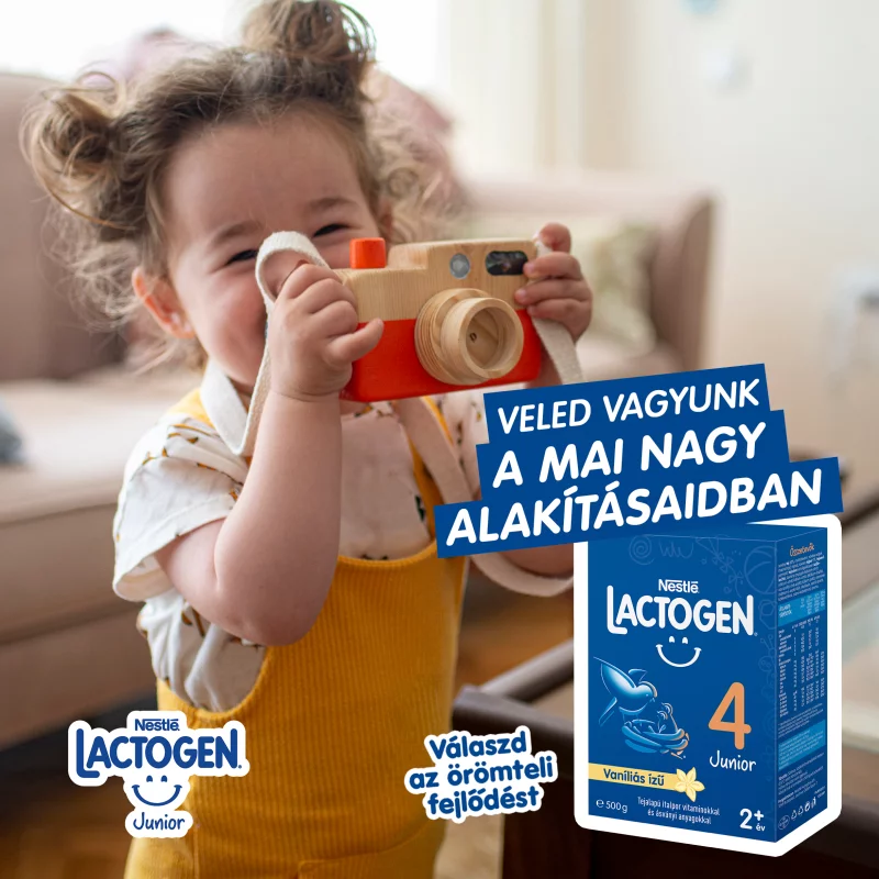 Lactogen 4 Junior vaníliás ízű tejalapú italpor 2+ év 500 g
