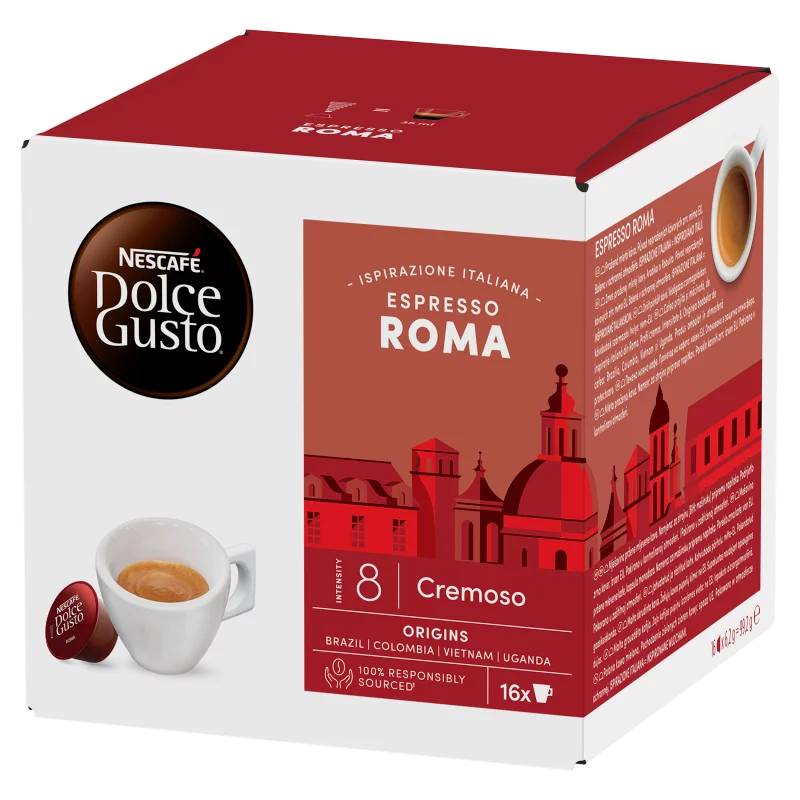 NESCAFÉ Dolce Gusto Espresso Roma kávékapszula 16 x 6,2 g (99,2 g)