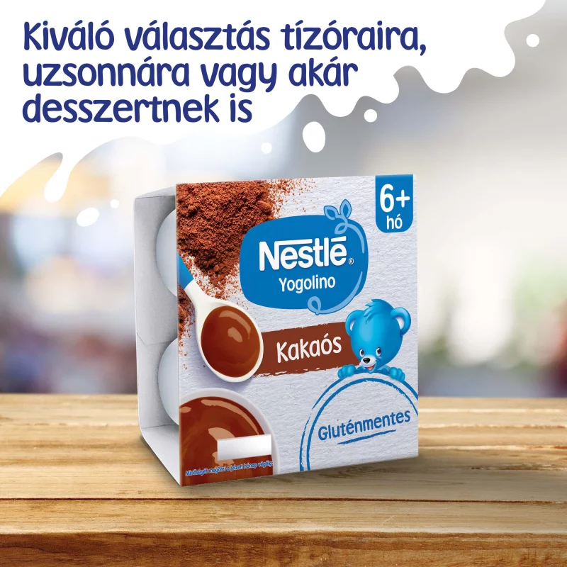 Nestlé Yogolino kakaós babapuding 6+ hó 4 x 100 g (400 g)