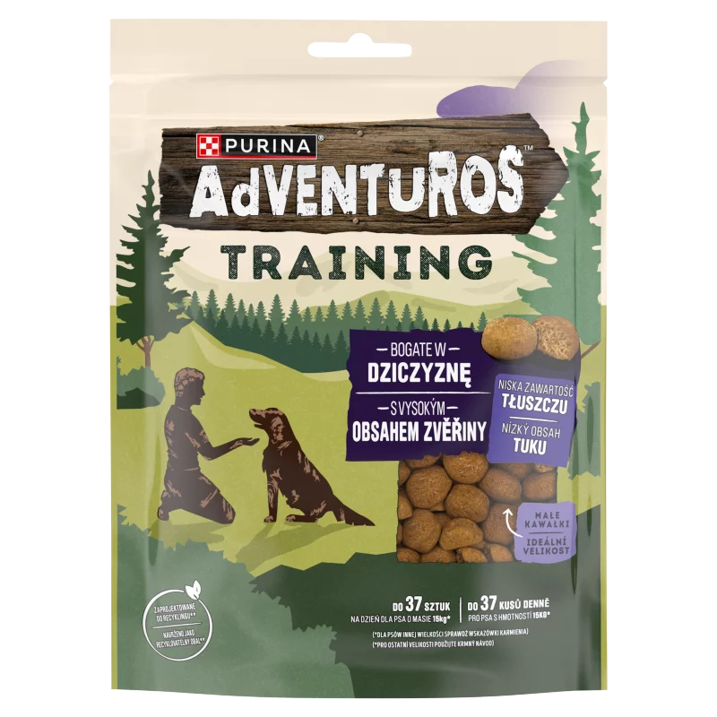 Purina Adventuros Training szarvas ízű kutya jutalomfalat 115 g