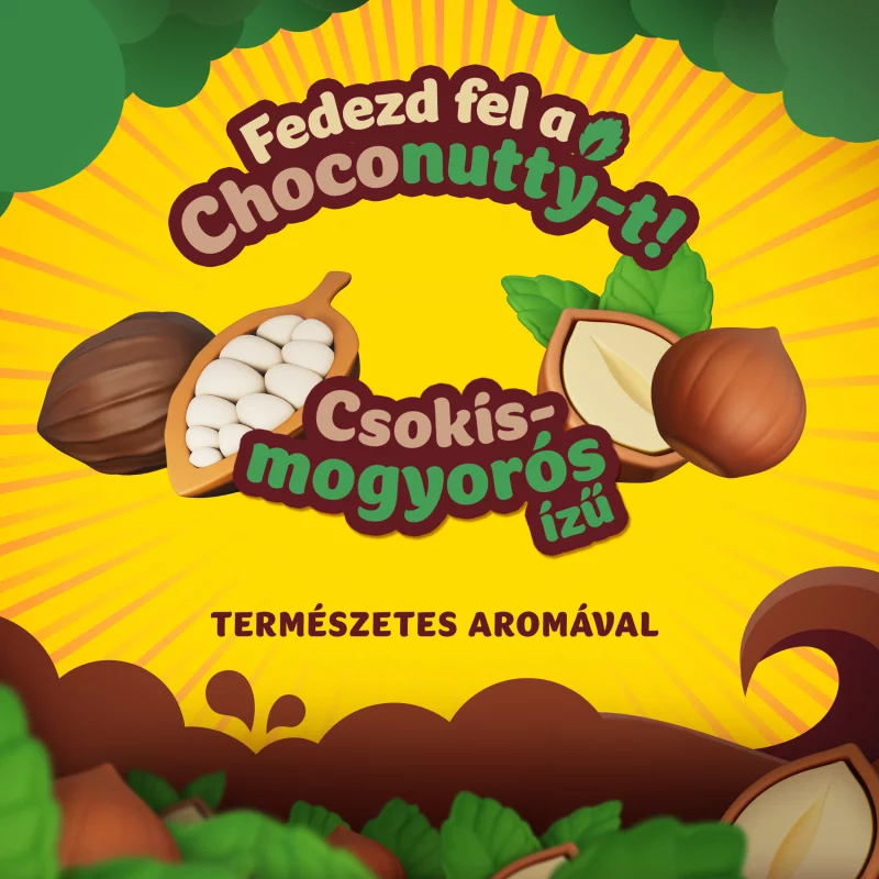 Nesquik csokis-mogyorós ízű instant cukrozott kakaóitalpor 350 g